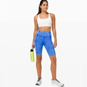 Lululemon Fast and Free Short 10" *Ice DyeIce Wash Cerulean Blue
